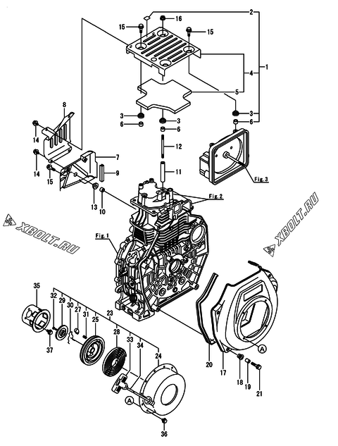  Пусковое устройство двигателя Yanmar L70V6-MME1