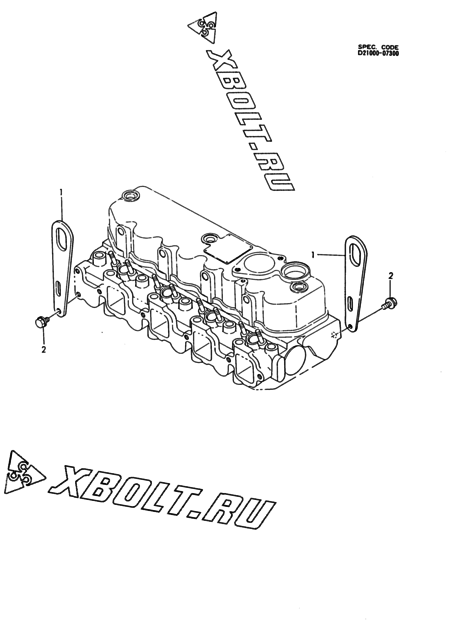 ENGINE LIFTER двигателя Yanmar 4TN82TE-KM