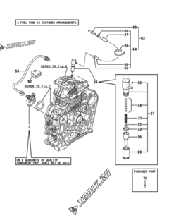  Двигатель Yanmar L100V6EF1C1EAPR, узел -  Топливный насос высокого давления (ТНВД) 