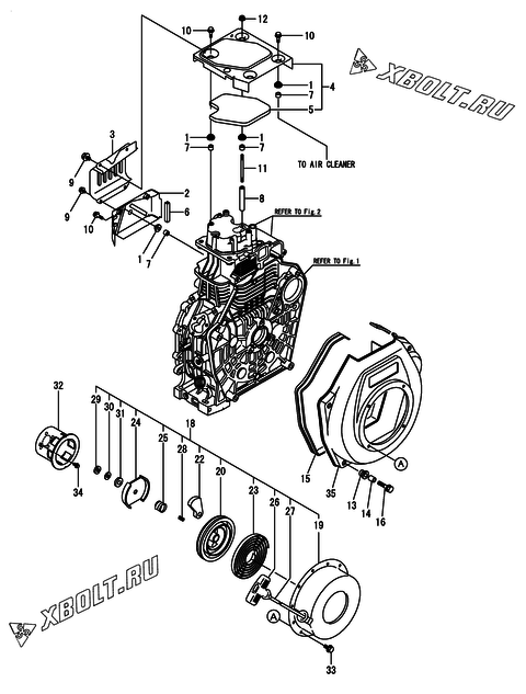  Пусковое устройство двигателя Yanmar L100V6DA1F1CA