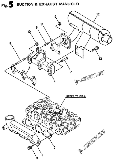 SUCTION & EXHAUST MANIFOLD