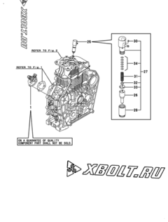  Двигатель Yanmar L100V6CA2C5EA13, узел -  Топливный насос высокого давления (ТНВД) 